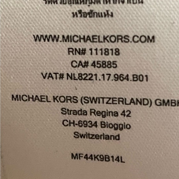 Michael Kors Sheer Panel Houndstooth Long Sleeve Blouse Size M - Picture 7 of 9